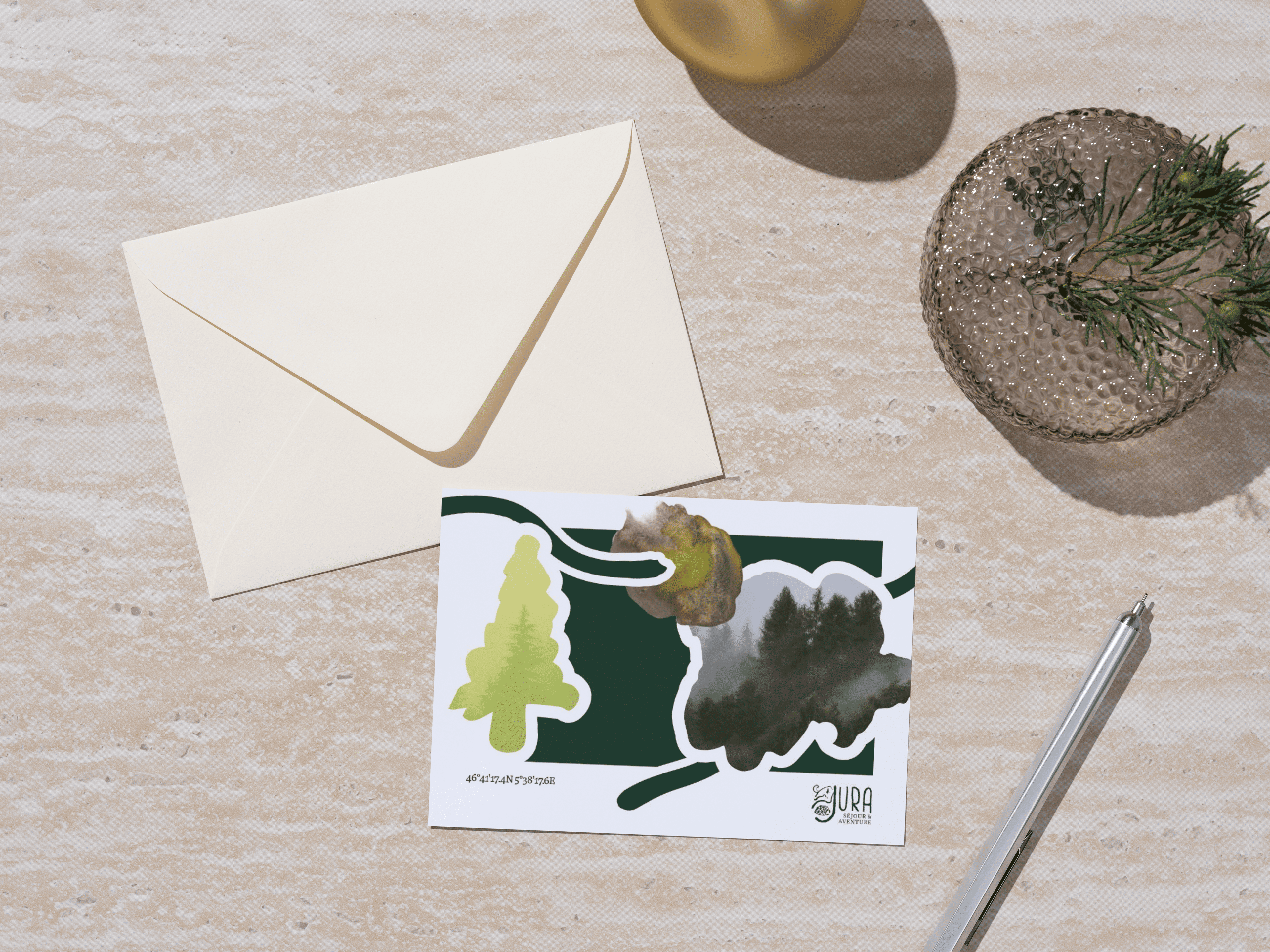 Carte postale – Forêt du Jura